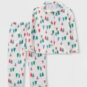 Just One You Carter’s Penguin Coat Toddler Pajama Set Button Down 12M
